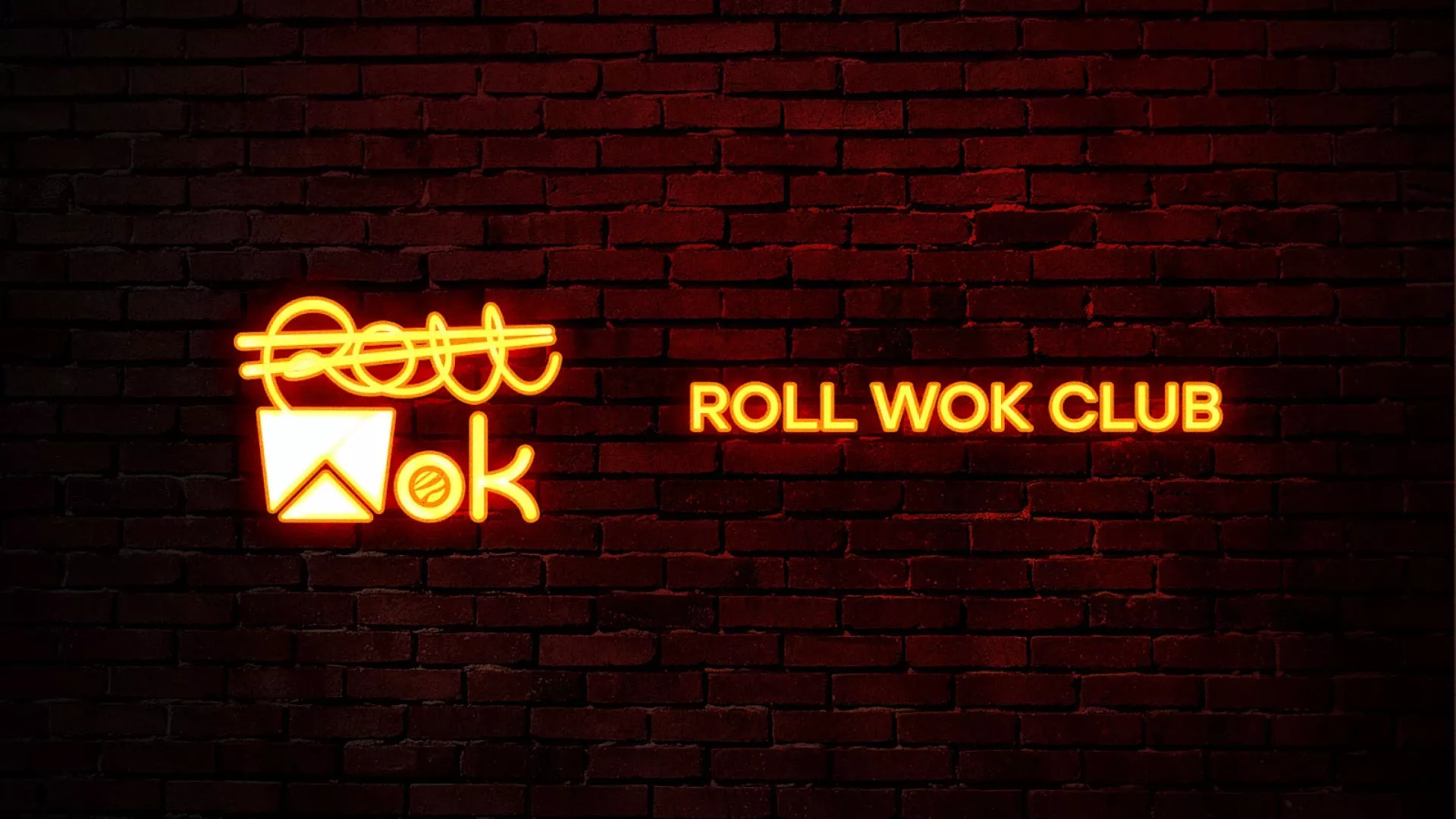 Разработка интерьерной вывески суши-бара «Roll Wok Club» в Лодейном Поле