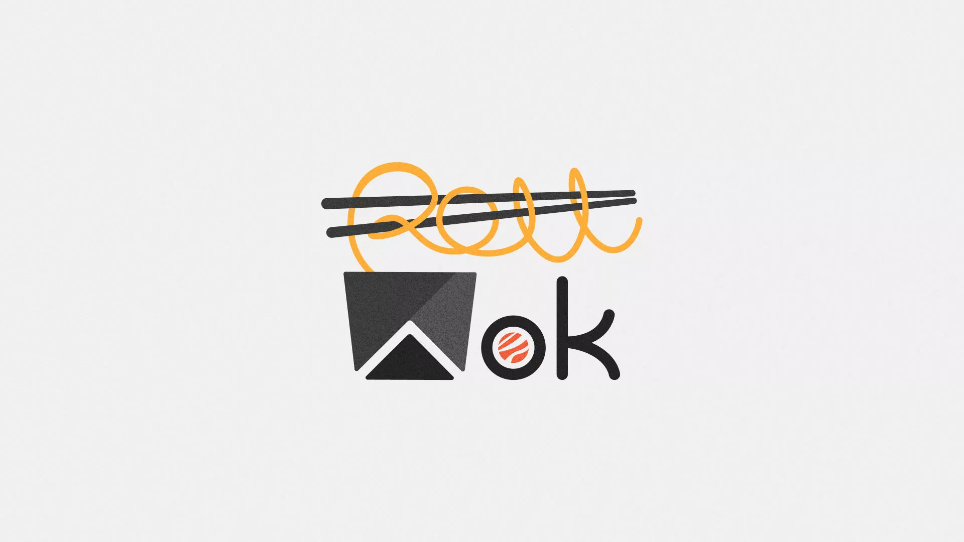 Разработка логотипа в Лодейном Поле для суши-бара «Roll Wok Club»